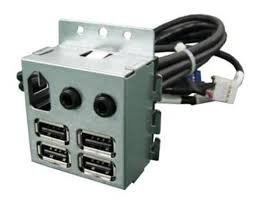 BCR Dell Vostro 220 I/O Panel USB/Audio Panel Ports & Cable- M190H