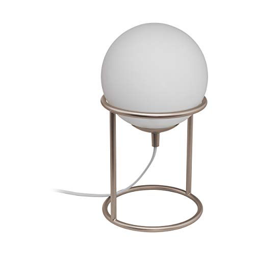 Preisvergleich Produktbild EGLO CASTELLATO 1 Tischleuchte Höhe 28 cm, Stahl, 28 W, champagner
