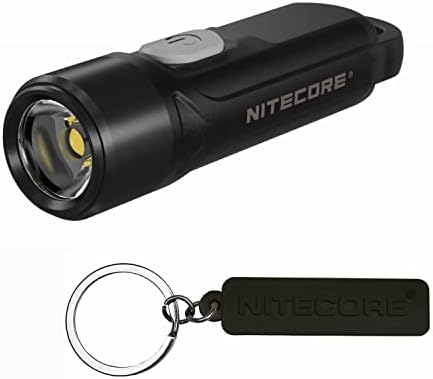 Tiki LE 300 Lumen Keychain Flashlight USB-C Rechargeable EDC Tag