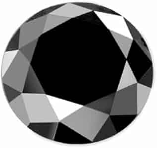 天然ブラックダイヤモンド　トータル2カラット ブラックダイヤモンド(宝石名ダイアモンド) ジンバブエ産 1.25ct