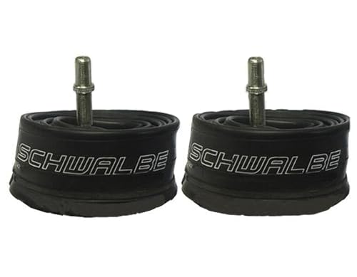 Schwalbe Unisex Adult 10405320 Fahrradschlauch, Schwarz, 2 Stück 12 Zoll