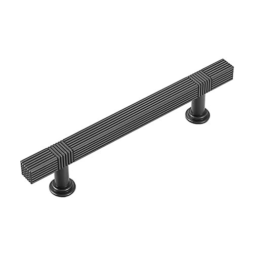 limiao123 Poignee Meuble Cuisine,Noir Alliage Zinc Poignée Tiroir PoignéEs Porte Placard Meubles PoignéE pour Tiroir Meuble Cuisine Cuisine Home 1 Pcs(Size:96mm(3.7in)) Cover