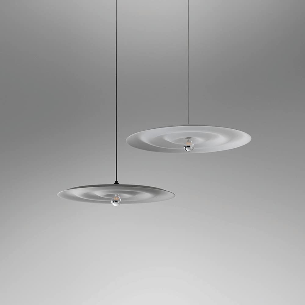 Lampadari nordici moderni minimalisti Frisbee in ferro battuto Lampada a sospensione Design personalizzato Soggiorno creativo Sala da pranzo Bar