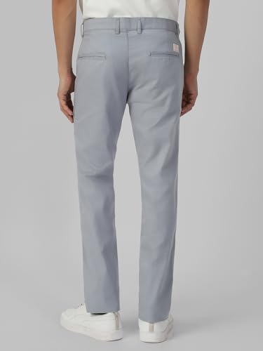 Image of Urbano Fashion Men's Cotton Light Weight Non-Stretch Slim Fit Casual Trousers