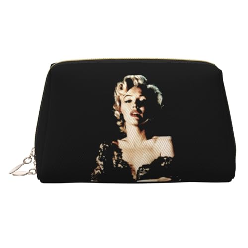 化粧ポーチ マリリンモンロー レディース メイクポーチ 化粧バッグ メンズ トラベルポーチ レザー 小物入れ かわいい おしゃれ 可愛い 化粧品収納 大容量 防水 多機能 旅行 持ち運び便利