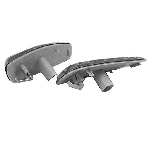 Riflettore Laterale di Avviso per Auto, Segnale di Luce della Lampada, Indicatori Anteriori per Jeep Renegade 2014-2017, Nero Fumo