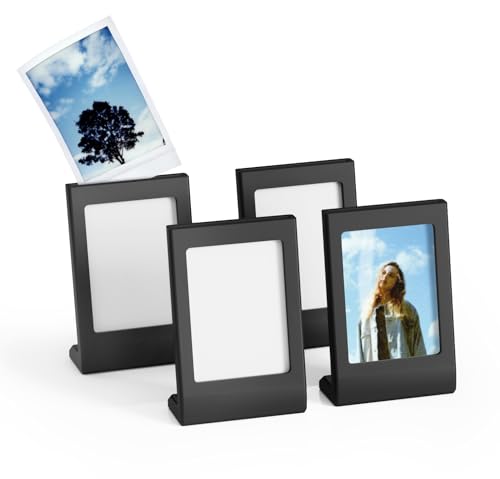 NewGround Designs Mini cornice portafoto – Set di 4 espositori per Instax Mini Polaroids – Cornice portafoto – Espositore – Made in Germany