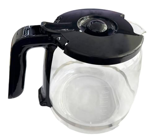 Tolxh 14-Cups Coffee Carafe Replacement Pot DCC-2200 DCC-2800 DCC-2600 DCC-3200 DCC-1800FR CBC-7400 CBC-7000PC CBC-6800 14 Cup New Replacement Parts Compatible with Cuisinart Coffee Machine