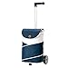 Produktbild Andersen Shopper Unus Alu höhenverstellbar mit Kugellagerrad Ø 17cm und 41 Liter Tasche Jarl blau