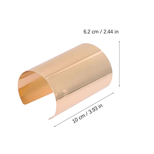 Bracelets ouverts réglables avec structure robuste en lot de 4 pièces