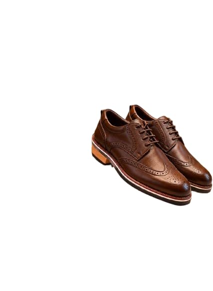 Men's Formal Brogue Oxford Shoes Lace-Up Classic Dress Shoes for Men Wingtip Business Office Wedding Party Footwear-image-43