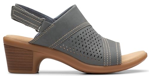 Image of Clarks Women's Emily2 Mist Heeled Sandal | Casual Sandals