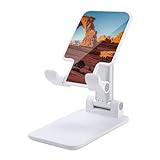 Hauteur / angle réglable : la hauteur du support de téléphone portable est de 11,2 cm à 16 cm. La hauteur et l'angle réglables peuvent répondre à vos différents besoins, vous offre un angle de vue confortable, aide à stabiliser votre posture et à réduire le stress du cou et du dos.