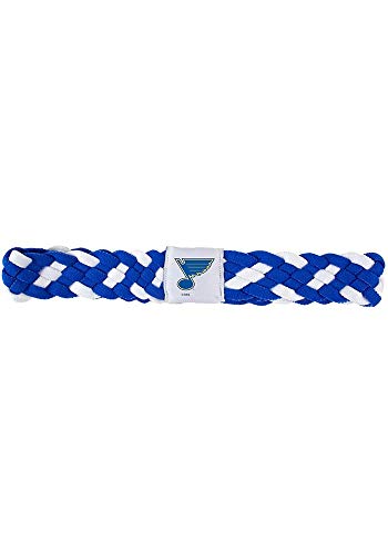 NHL St. Louis Blues Unisex Nhlnhl Braided Head Band, Royal, One Size