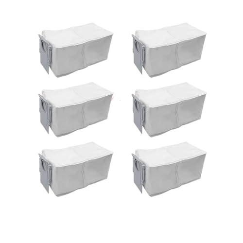 A21I-6PCS 掃除機用ダストバッグセット Roborock Q Revo Curv 掃除機アクセサリー 交換用ダストバッグパーツに対応
