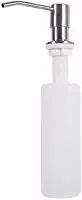 Dispenser Embutido Dosador de Detergente para Pia de Cozinha Dispensador Inox de Sabão de Embutir em Bancada 500ml