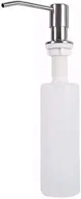 Dispenser Embutido Dosador de Detergente para Pia de Cozinha Dispensador Inox de Sabão de Embutir em Bancada 500ml