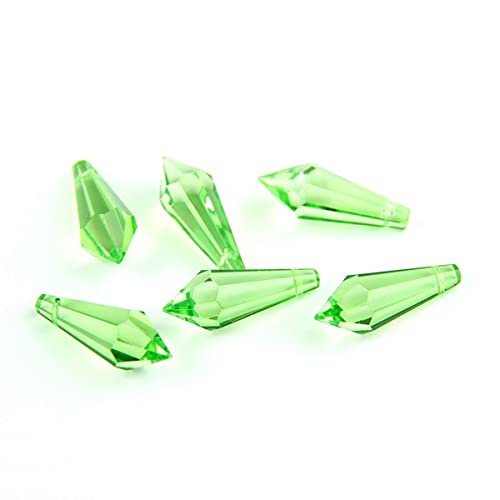 プリズムと万華鏡 装飾のための 38mm/63mm/76mm K9 クリスタル シャンデリア ペンダント プリズム 理科教室光学キット (Color : 38mm, Size : 200pcs)