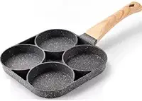 Frigideira para Ovo Antiaderente 4/3 em 1 - Frita Sem Óleo, Não Gruda, Multiuso e Saudável para Café da Manhã (4 em 1)