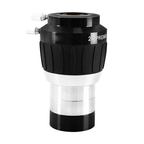 Lente Barlow 2X premium de 4 elementos y 2" para astrofotografía de alta resolución