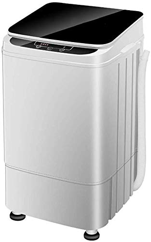QUZHCP Tragbare Waschmaschine, Automatische Waschmaschine Portable 4.5kg Waschmaschine Spin, 4 Programme Auswahl Mit Intelligent Control Panel Cover