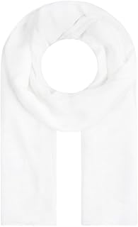 Majea Scarf Lima Slim Cut Women's Neckerchief Light Plain Thin Plain Soft Summer Scarf