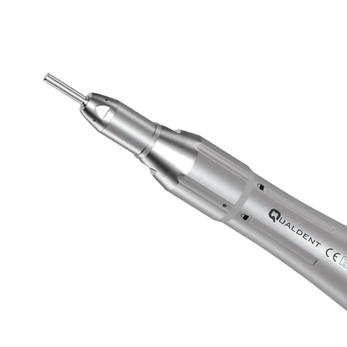 Image of Qualdent Straight Micromotor Handpiece for Dental Laboratory | Stainless Steel Body | Autoclavable up to 135C | Compatible with Standard Micromotor Units | Ergonomic Design | Low Noise Operation