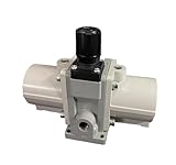 FPBIGCHA VBA10A-02GN/VBA10A-02 Pneumatic Booster Regulator 1/4 for Industrial Tank Accessories for Tank Booster Pump(VBA10A-02GN)