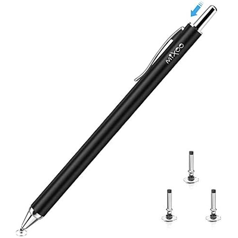 Mixoo Press Retractable Stylus Pen for Touch Screens Cover