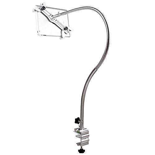 Tablet Stand 360-Grad-Drehung Biegbar und beweglich 120 cm 4 Zoll bis 11 Zoll Smartphone/Universal-Drehtisch Lazy Stand Silver