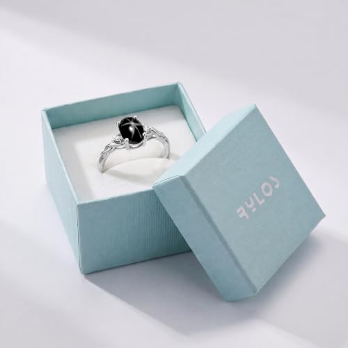 Image of Rylos Sterling Silver Classic Birthstone Ring - 7X5MM Oval Gemstone & Diamonds - Women's Jewelry, Sizes 5-10