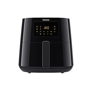 Philips Essential Airfryer XL – 6.2 L Pan, Friteuse Zonder Olie, Wifiverbinding, Rapid Air-Technologie, NutriU Recepten App (HD9280/90)