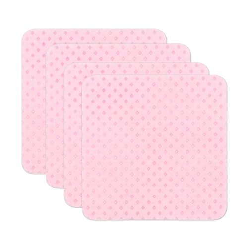 LAWALEISHE 300 Pcs Lint Free Wipes for Nails,Nail Polish Remover Pads,UV Gel Absorbent Remover Wipes for Clean DIY Nail Art (300pcs, Pink)