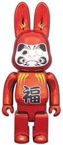 R@BBRICK 達磨 赤メッキ 400％ | MEDICOM TOY OFFICIAL STORE BE