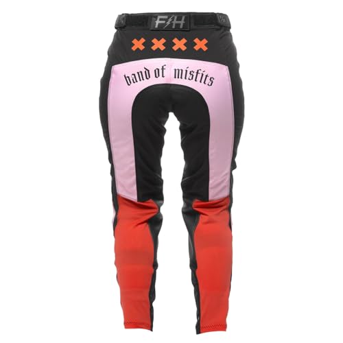 FASTHOUSE Calça Karma feminina Speed Style, Diamante rosa/preto, 9