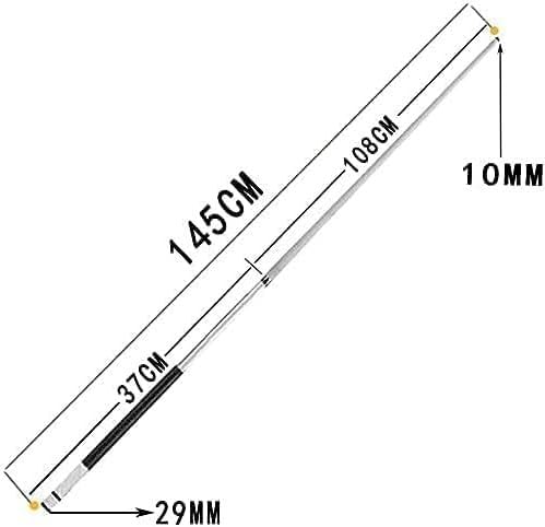 Taco de billar 145 cm, punta 10 mm, 3/4 secciones miniatura 2
