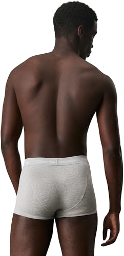 Calvin Klein Men's 3 Pack Low Rise Trunks - Cotton Stretch Boxers