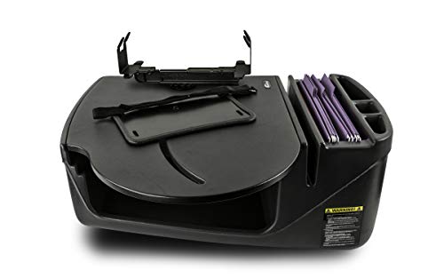 Image of AutoExec AE-RMCD-PI-PS-BT Roadmaster Car Desk for Your Vehicle Workstation and Mobile Office, Black with 400 watt Power Inverter and Printer Stand | Vehicle Workstation, Mobile Office, 400 Watt Power Inverter, Printer Stand