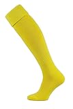 95 % prolen y 5 % gumitex Iskierka Medias de fútbol Soks 27-45, Unisex adulto, amarillo, 42-45