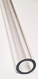 1 Pc 1' OD x 3/4' ID x 18' INCH LONG CLEAR EXTRUDED ACRYLIC PLEXIGLASS ROUND TUBE - 1/8' WALL