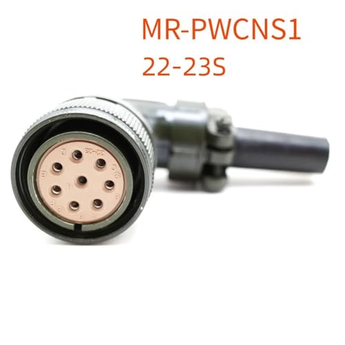 Conector militar ángulo MS3108B 22-23S 8P 1 pieza miniatura 2