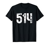 514 Area Code Montreal QC Mobile Telephone Area Code 514 T-Shirt