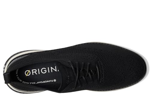 Cole Haan Men's Og Energyweave Stitchlite Wing Oxfords, Black/Ivory/Ivory, 12-M US