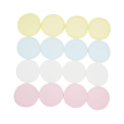 IWOWHERO 8pcs Pure Cotton Makeup Remover Pads Gentle Reusable for All Skin Types Ideal for Travel Daily Cleansing