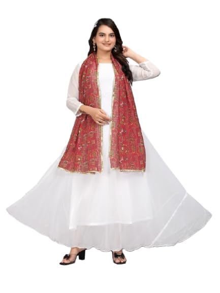 Women Georgette Latest Ethnic Traditional Solid | Gown with Dupatta | Georgette Anarkali Kurta with Dupatta |-image-38