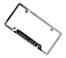 Silver Alien UFO License Plate Frame Cover Holder Area 51 Truck Car Accessories Stainless Steel 1PC