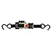 DC Cargo Mall Auto Retractable Ratchet Straps (4-Pack) 1” x 6ft, Heavy Duty, 1,522lb Break Strength – Tie Down Straps for Cargo, Truck, Trailer, Motorcycle, Boat