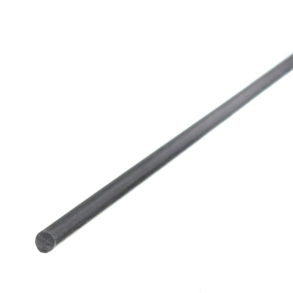 Okrągłe pręty z włókna węglowego 1000 mm do samolotów RC Projekty DIY Rurka z matowym wykończeniem(5pc 3mm X L1000mm)