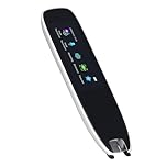 AMONIDA Stylo de Numérisation de Traduction WiFi Excellent Matériau ABS Lecteur Multifonction Stylo Scanner pour Interprétation Visuelle Illustrations Explications Livres D'images ABS Blanc