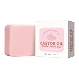 Castor Oil Conditioner Bar,Rizinusöl-Conditioner Bar,Natürliche Haarspülung,Cleansing Solid Soap...